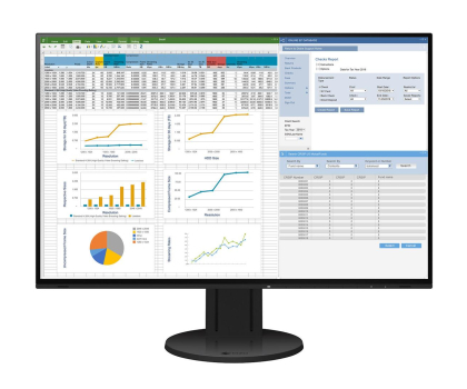 Monitor LED 24" (23,5"-26,4") Eizo FlexScan EV2457-BK